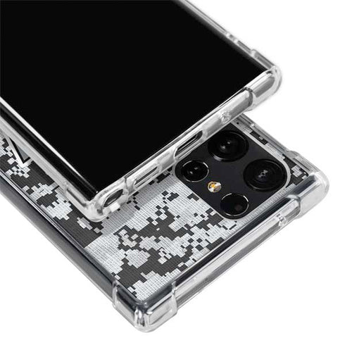 NHL Los Angeles Kings Camo Galaxy S23 Ultra Clear Case