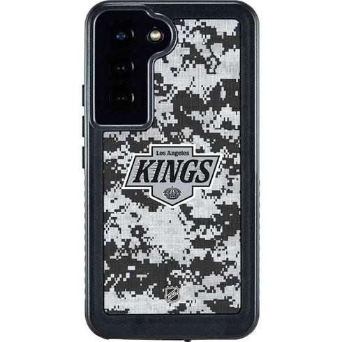 NHL Los Angeles Kings Camo Galaxy S23 Waterproof Case