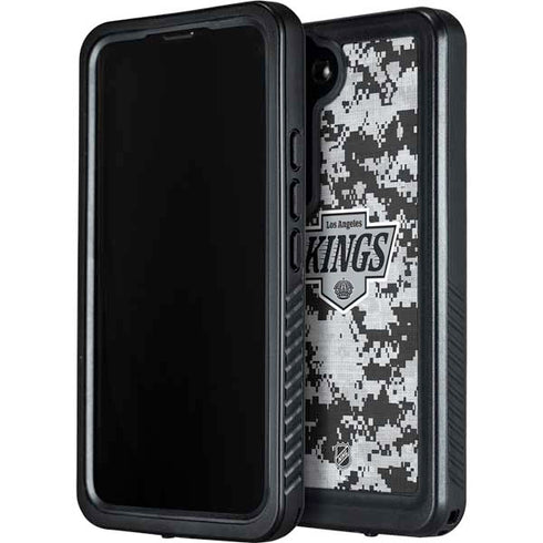 NHL Los Angeles Kings Camo Galaxy S23 Waterproof Case