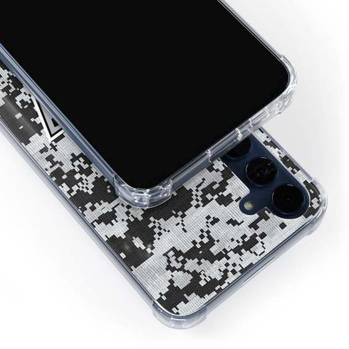 NHL Los Angeles Kings Camo Galaxy S24 Clear Case
