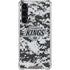 NHL Los Angeles Kings Camo Galaxy S24 FE Clear Case