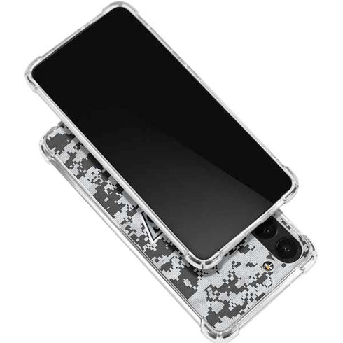 NHL Los Angeles Kings Camo Galaxy S24 FE Clear Case