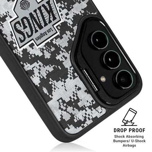 NHL Los Angeles Kings Camo Galaxy S24 Plus Kickstand Case