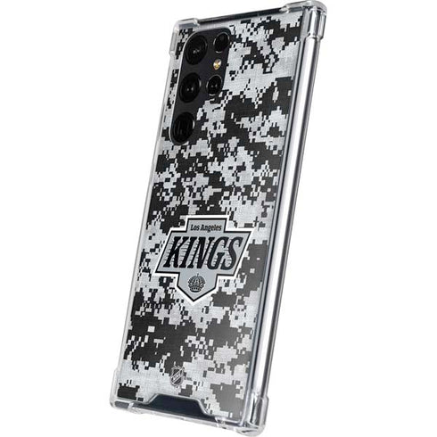 NHL Los Angeles Kings Camo Galaxy S24 Ultra Clear Case
