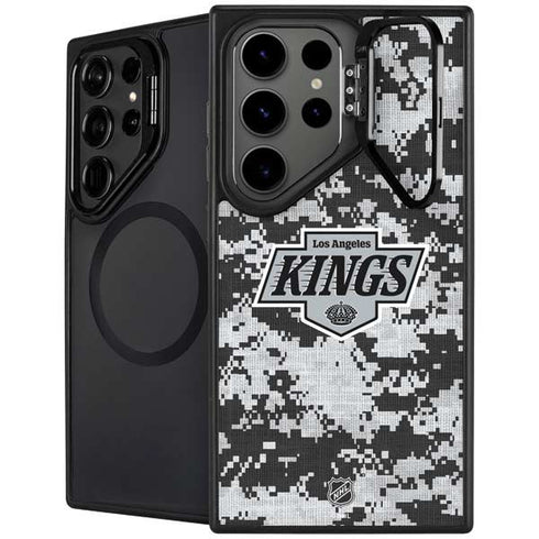 NHL Los Angeles Kings Camo Galaxy S25 Ultra Kickstand Case