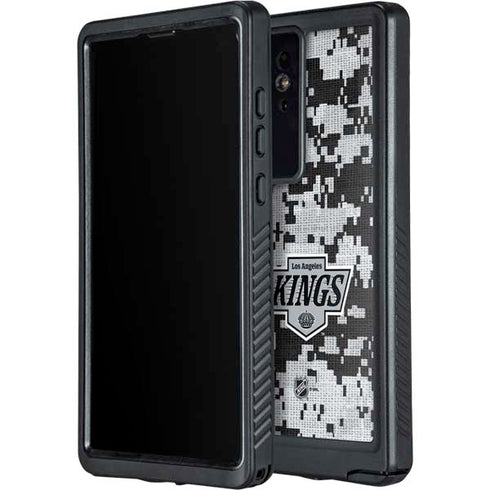 NHL Los Angeles Kings Camo Galaxy S24 Ultra Waterproof Case