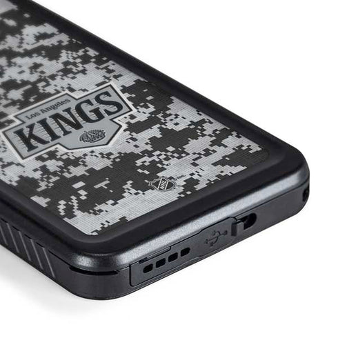 NHL Los Angeles Kings Camo Galaxy S24 Waterproof Case
