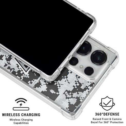 NHL Los Angeles Kings Camo Galaxy S25 Ultra Clear Case