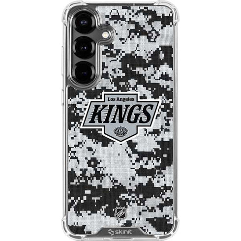NHL Los Angeles Kings Camo Galaxy S26 Clear Case