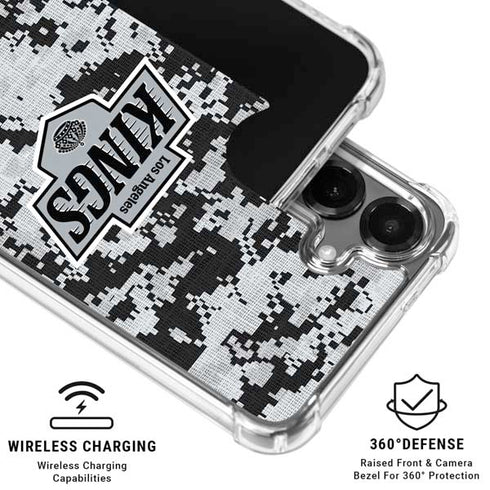 NHL Los Angeles Kings Camo Galaxy S26 Plus Clear Case