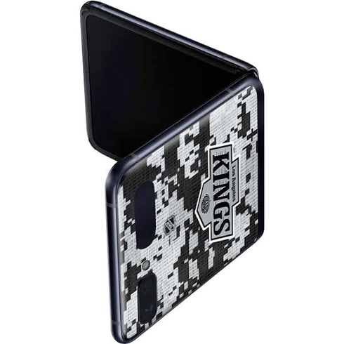 NHL Los Angeles Kings Camo Galaxy Z Flip Skin