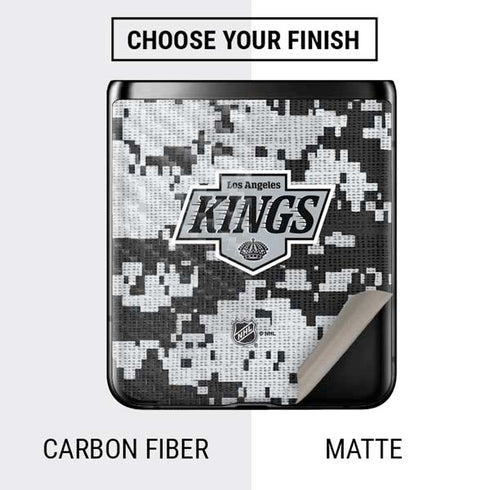 NHL Los Angeles Kings Camo Galaxy Z Flip Skin