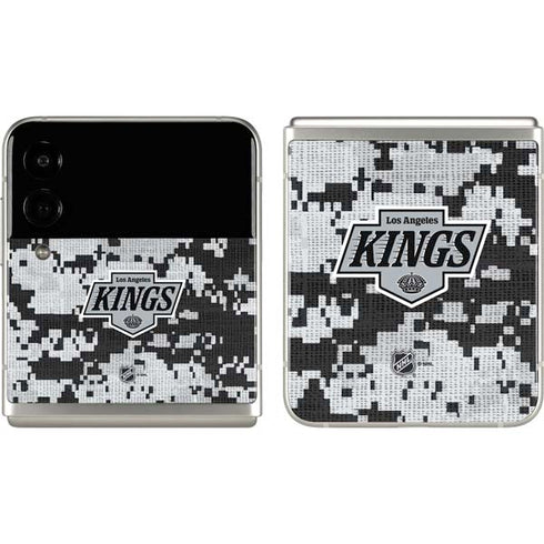 NHL Los Angeles Kings Camo Galaxy Z Flip3 5G Skin