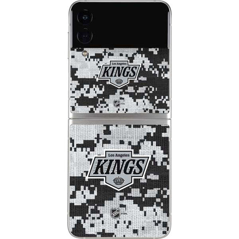 NHL Los Angeles Kings Camo Galaxy Z Flip3 5G Skin