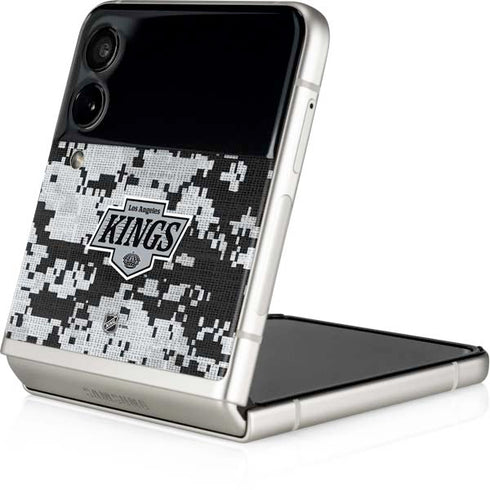NHL Los Angeles Kings Camo Galaxy Z Flip3 5G Skin
