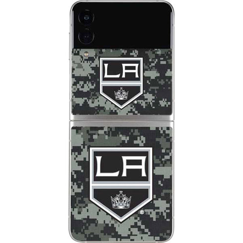 NHL Los Angeles Kings Camo Galaxy Z Flip4 5G Skin