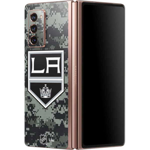 NHL Los Angeles Kings Camo Galaxy Z Fold2 5G Skin