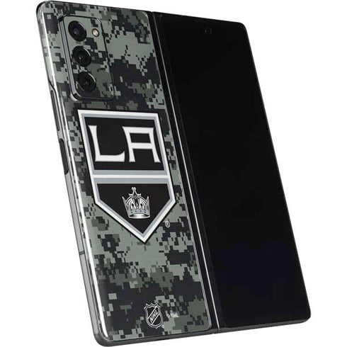 NHL Los Angeles Kings Camo Galaxy Z Fold2 5G Skin