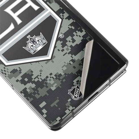 NHL Los Angeles Kings Camo Galaxy Z Fold2 5G Skin