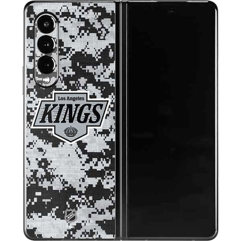 NHL Los Angeles Kings Camo Galaxy Z Fold3 5G Skin
