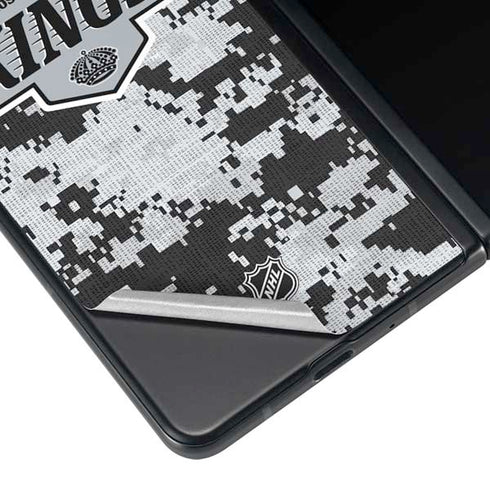 NHL Los Angeles Kings Camo Galaxy Z Fold3 5G Skin