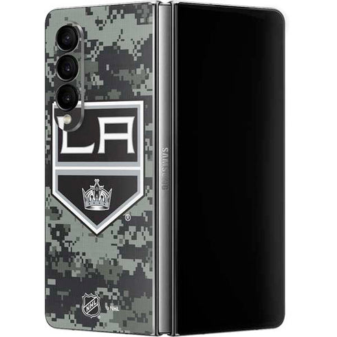 NHL Los Angeles Kings Camo Galaxy Z Fold4 5G Skin