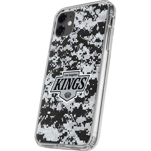 NHL Los Angeles Kings Camo iPhone 11 Clear Case