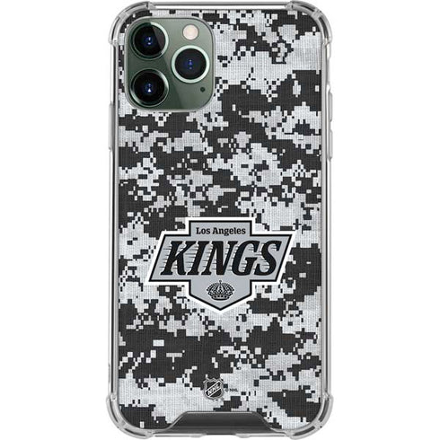 NHL Los Angeles Kings Camo iPhone 11 Pro Max Clear Case