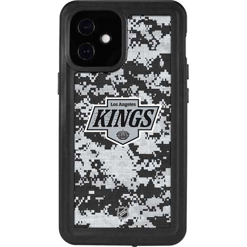 NHL Los Angeles Kings Camo iPhone 12 Mini Waterproof Case