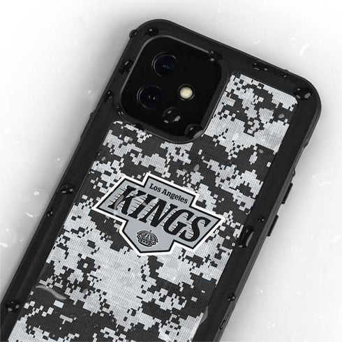 NHL Los Angeles Kings Camo iPhone 12 Mini Waterproof Case