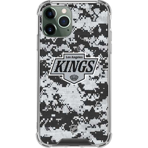 NHL Los Angeles Kings Camo iPhone 12 Pro Clear Case