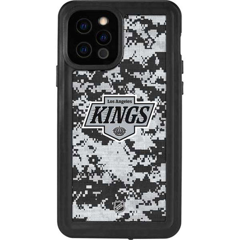 NHL Los Angeles Kings Camo iPhone 12 Pro Waterproof Case