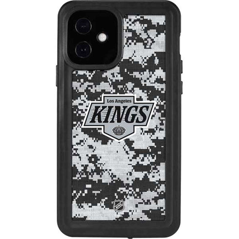 NHL Los Angeles Kings Camo iPhone 12 Waterproof Case