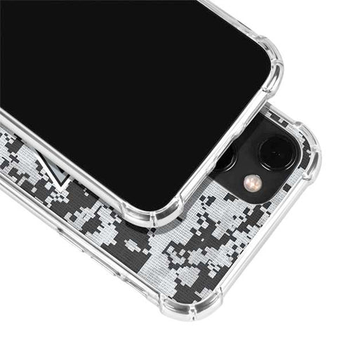 NHL Los Angeles Kings Camo iPhone 13 Mini Clear Case