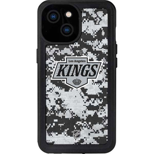 NHL Los Angeles Kings Camo iPhone 13 Mini Waterproof Case