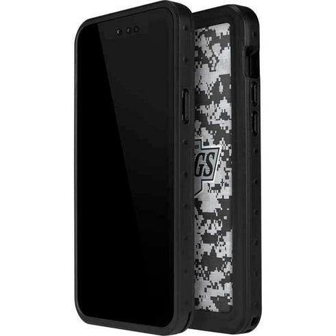 NHL Los Angeles Kings Camo iPhone 13 Mini Waterproof Case