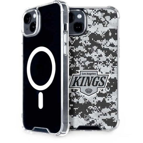 NHL Los Angeles Kings Camo iPhone 14 MagSafe Case