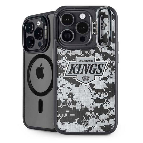 NHL Los Angeles Kings Camo iPhone 14 Pro Max Kickstand Case