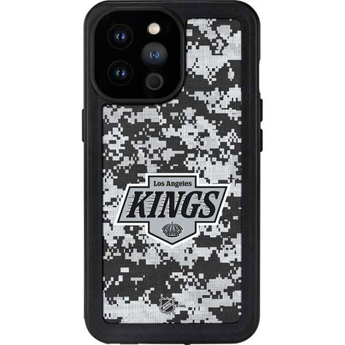 NHL Los Angeles Kings Camo iPhone 14 Pro Max Waterproof Case