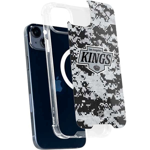 NHL Los Angeles Kings Camo iPhone 15 MagSafe Case