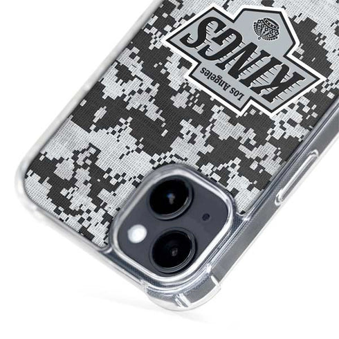 NHL Los Angeles Kings Camo iPhone 15 MagSafe Case