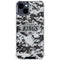 NHL Los Angeles Kings Camo iPhone 15 Plus Clear Case