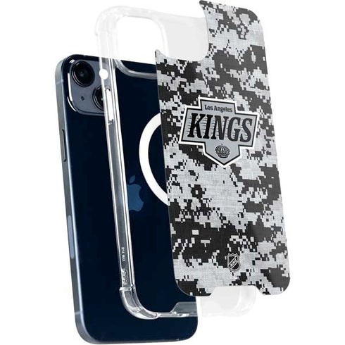 NHL Los Angeles Kings Camo iPhone 15 Plus MagSafe Case