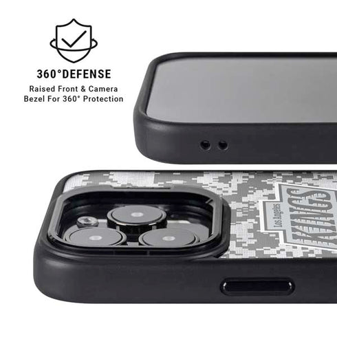 NHL Los Angeles Kings Camo iPhone 15 Pro Max Kickstand Case