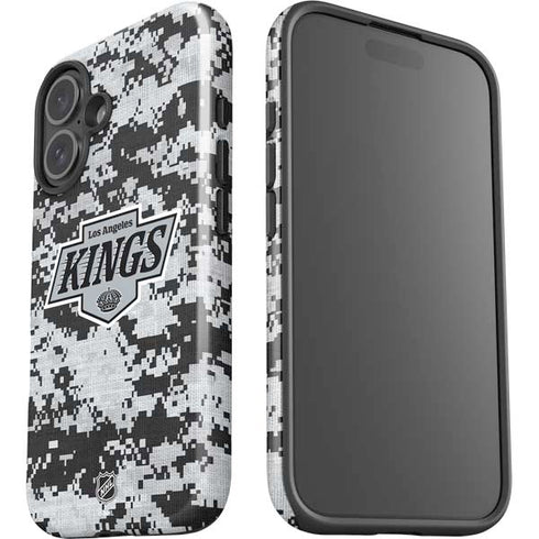 NHL Los Angeles Kings Camo iPhone 16 Impact Case