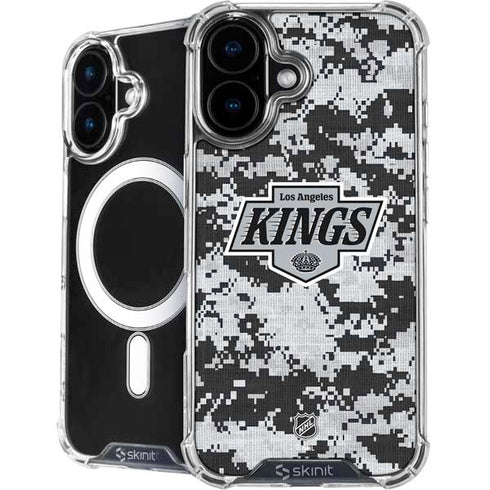 NHL Los Angeles Kings Camo iPhone 16 MagSafe Case