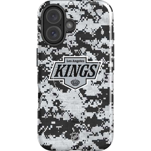 NHL Los Angeles Kings Camo iPhone 16 Magsafe Impact Case