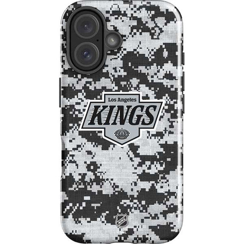 NHL Los Angeles Kings Camo iPhone 16 Plus Impact Case