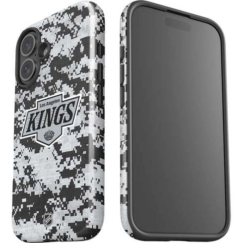NHL Los Angeles Kings Camo iPhone 16 Plus Impact Case