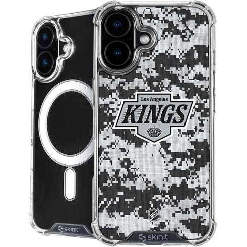 NHL Los Angeles Kings Camo iPhone 16 Plus MagSafe Case